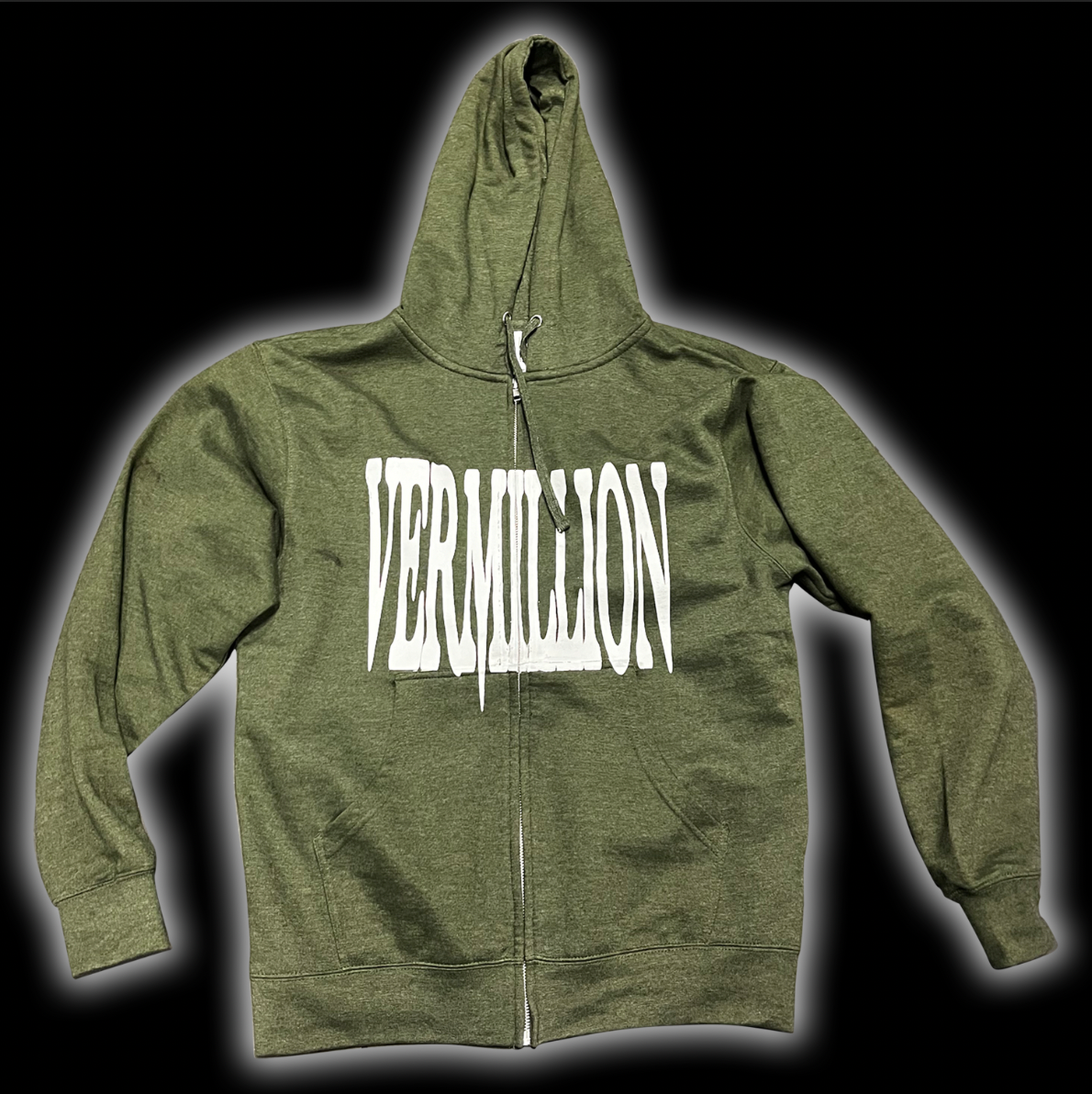 GREEN LOGO ZIP UP