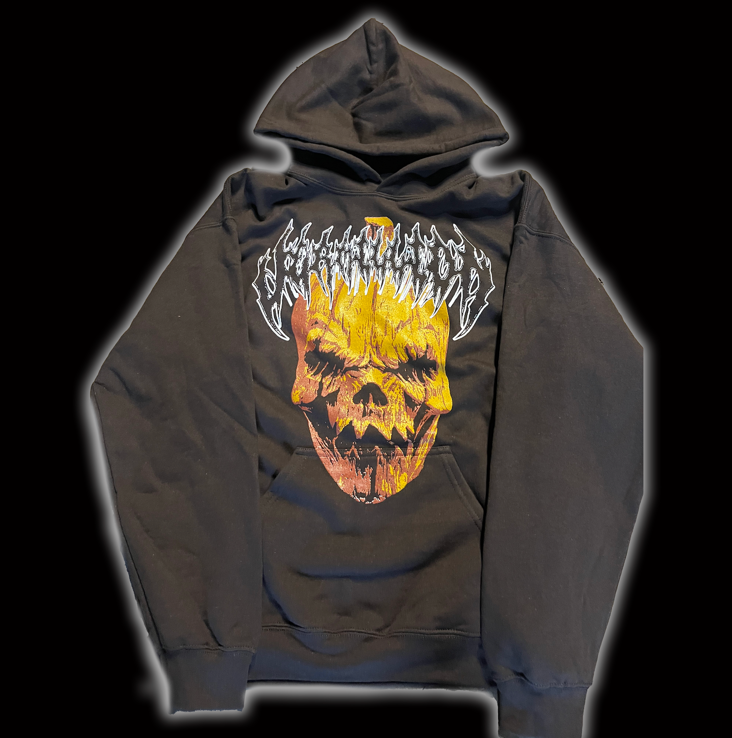 BROWN HOLLOW EYED HOODIE