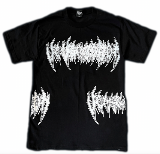 BLACK LOGO TEE