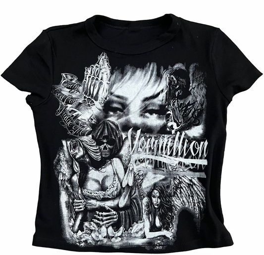 'HEAVENS BARRIO' BABY TEE